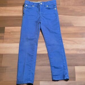 7 For All Mankind Blue Girl’s Skinny Pants (4T)